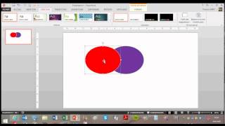 PowerPoint 2013 Combiner des formes [upl. by Notaes]