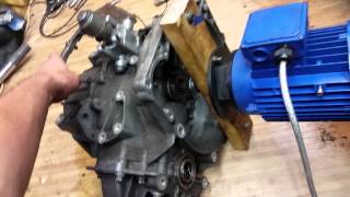 M32 gearbox test with electric motor [upl. by Halsey264]