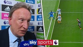 quotThe best league in the world and the worst officialsquot  Neil Warnock post match Cardiff 12 Chelsea [upl. by Sall]