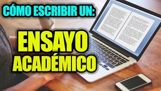 CÓMO HACER UN ENSAYO [upl. by Kissie]