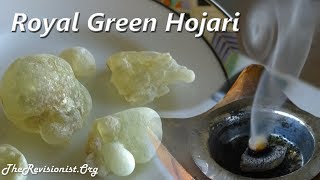 Boswellia Sacra Royal Hojari Green Frankincense Taste Test amp Scent Profile [upl. by Lirpa]