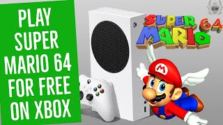 HOW TO PLAY SUPER MARIO 64 ON XBOX [upl. by Cardwell377]