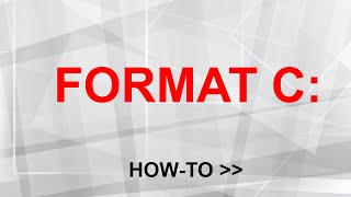 How to Format C Drive in Windows 10 and Reinstall Windows 10 [upl. by Kingdon781]