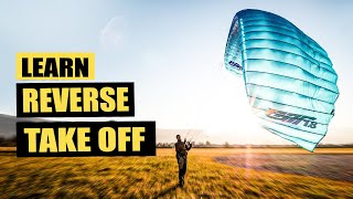 Paragliding tutorial REVERSE take off tips [upl. by Peta]