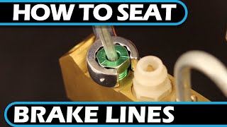 How to  Prevent a Brake Line Fitting from Leaking [upl. by Laveen]