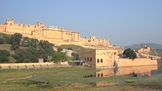 Amer Fort quotAmber Palacequot Rajasthan India in 4K Ultra HD [upl. by Strong]