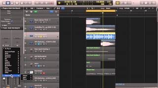 Logic Pro X How To Apply Plugins [upl. by Alhahs]