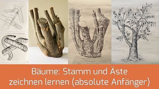 Bäume zeichnen für Anfänger Lektion 11 [upl. by Ahtar]