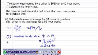 wages and overtime question [upl. by Newbill506]