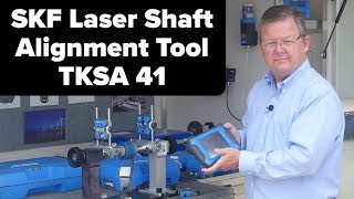 SKF Wireless Laser Shaft Alignment Tool TKSA 41 [upl. by Aciram14]