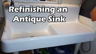 How to Refinish a Porcelain Sink [upl. by Alrich]