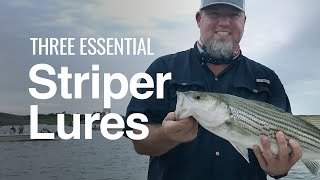 The 3 Most Effective Striper Lures [upl. by Htebyram]