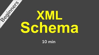 XML Schema XSD Beginner Tutorial with Demo [upl. by Danita]