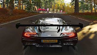 Forza Horizon 4  Aston Martin Vulcan VS Delta Wing Aircraft 4K 60FPS ULTRA [upl. by Rabaj]