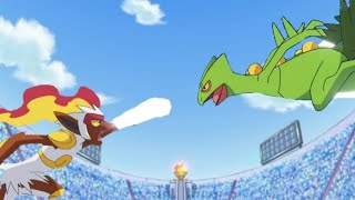 Infernape Vs SceptileAmvBe a Hero Ash vs Sawyer Mega Sceptile vs Infernape [upl. by Per672]