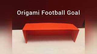 Origami Football Goal Post EASY [upl. by Lillian458]