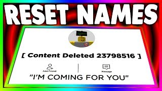 rare roblox usernames 5 RESET USERNAMES [upl. by Beffrey]