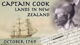 Captain Cook lands in New Zealand  1769 Journal Entry  Primary Source [upl. by Riana]