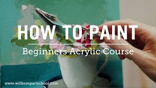 Beginners Acrylic Painting Course [upl. by Dracir]