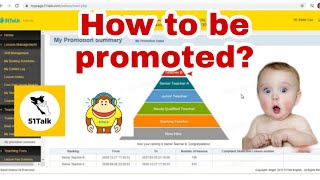 HOW TO BE PROMOTED IN 51TALK  STEPS [upl. by Amuh]