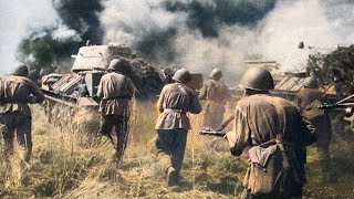 WW2 Battle Of Kursk Intense Footage [upl. by Castorina]