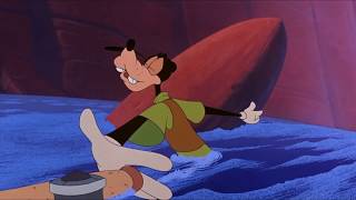 A GOOFY MOVIE  Escaping the Huge Waterfall [upl. by Annahs]