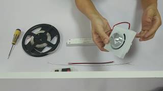 How to dim a led strip light with DALI dimmer and DALI dimmable power supply [upl. by Ahsemad178]