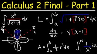 Calculus 2 Final Exam Review [upl. by Gollin]