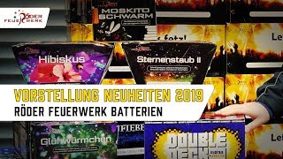 Neuheitenvorstellung  Röder Feuerwerk Batterien [upl. by Kiernan]