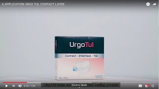 HOW TO APPLY URGOTUL CONTACT LAYER DRESSINGS [upl. by Aicittel]