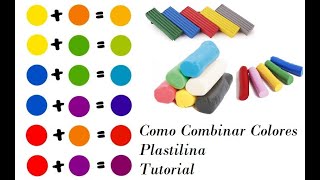 Como combinar colores con plastilina [upl. by Reivazx385]