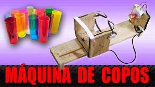 Como fazer uma incrível MAQUINA DE FAZER COPOS [upl. by Cirri]