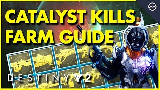 THE FASTEST WAY Destiny 2 Catalyst Kills Farm Guide [upl. by Airotahs]