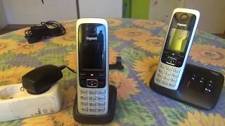 Functional testing Cordless telephone Gigaset C430A Duo DECT [upl. by Auburn617]