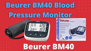 Beurer blood pressure monitor how to use BM 40 [upl. by Akerley]