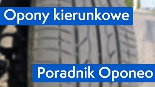 Opony kierunkowe ● Poradnik Oponeo™ [upl. by Aemat257]