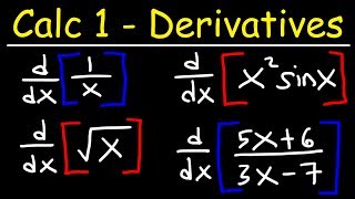 Calculus 1  Derivatives [upl. by Neztnaj]