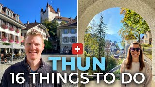 THUN SWITZERLAND  16 Things To Do In Thun  Day Trip from Interlaken [upl. by Iinde463]