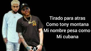 quot NO ANDO SOLOquot  LETRA BRYANT MYERS MIKE WOODZ [upl. by Jack359]