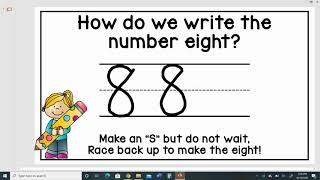 How To Write The Number 8 [upl. by Tedric]