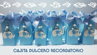 Cajita Dulcero con Lazo  Recordatorio Baby Shower [upl. by Bui]