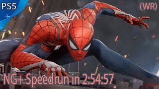 SpiderMan Remastered  PS5 Any NG Speedrun in 25457 WR on 6821 [upl. by Ameyn694]