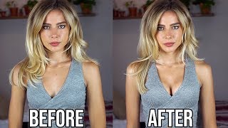 I TRIED THE INSTAGRAM FAMOUS UPBRA  BEFORE  AFTER SHOTS [upl. by Adnilreh]