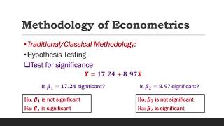 Methodology of Econometrics [upl. by Ahsienaj]