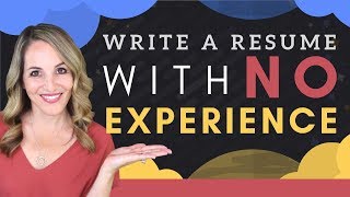 How To Write A Resume With Little or No Work Experience  Resume Template [upl. by Lalise49]