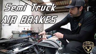 How Air Brakes Work On A Semi Truck [upl. by Teteak720]