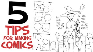 5 Tips For Making Comics [upl. by Hogg]