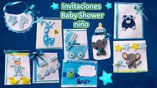 BABY SHOWER INVITACIONES ⭐MANUALIDADES FÁCILES [upl. by Oluas]