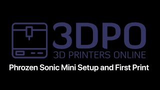 Phrozen Sonic Mini  Setup amp First Print [upl. by Naquin307]