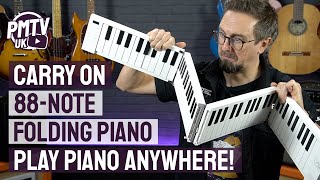 CarryOn 88Key Folding Piano  Review amp Demo  A Foldable MIDI Keyboard amp Digital Piano [upl. by Aelanna]